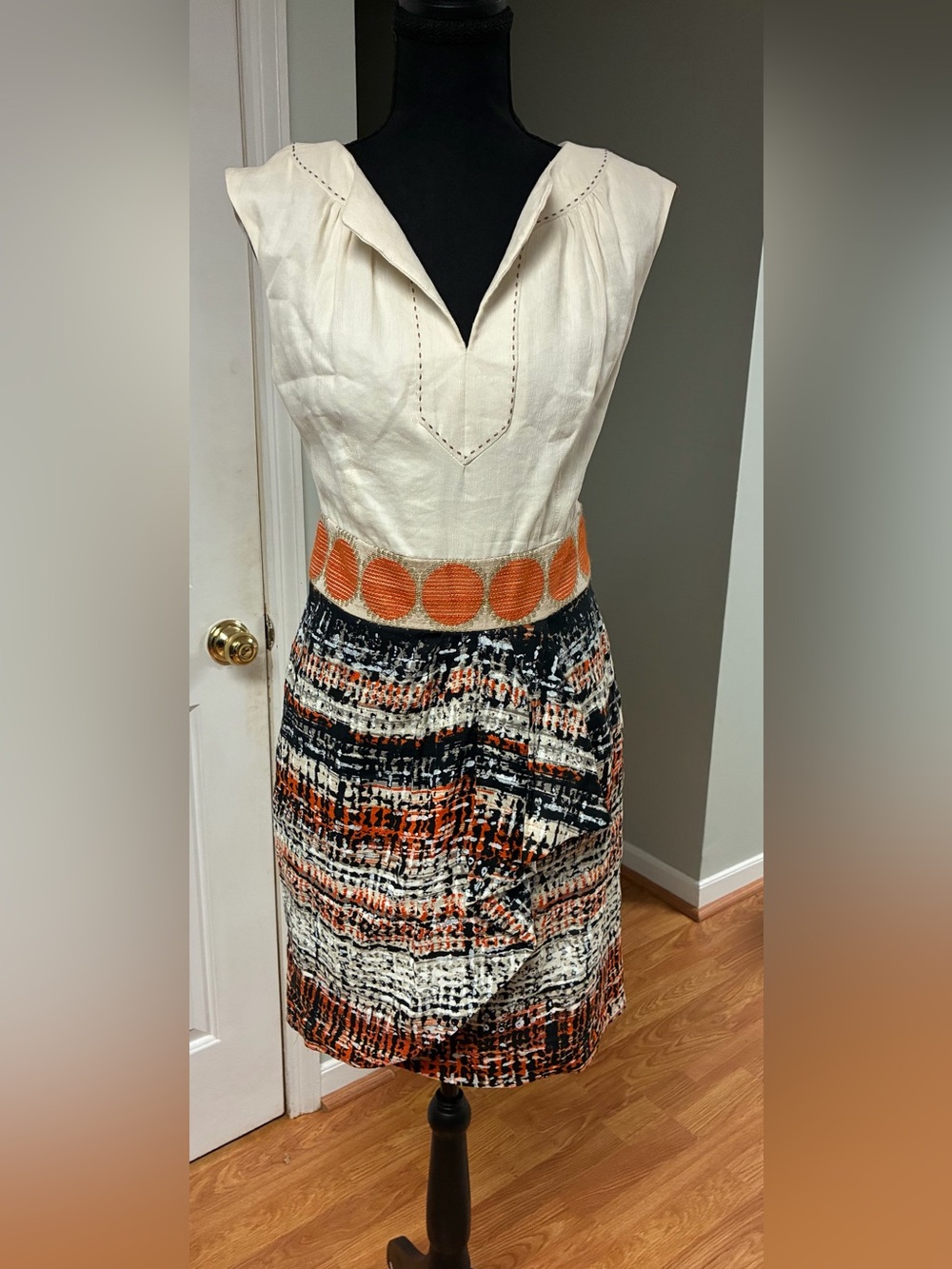 Milly of New York Linen Sheath Dress Size 4